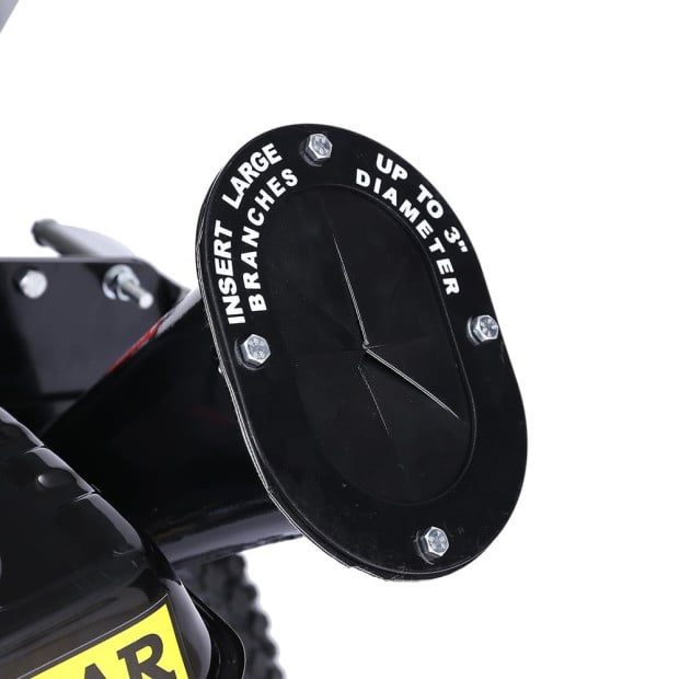 Ducar 7HP Wood Chipper Shredder Mulcher Petrol Silver Black Image 8