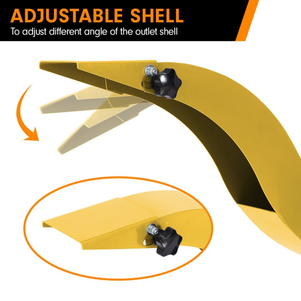 Ducar Petrol 7HP Wood Chipper Shredder Mulcher Grinder - Yellow Image 13