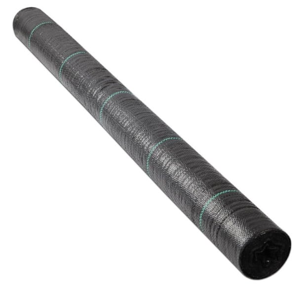 3.66m x 50m Weedmat Weed Control Mat Woven Fabric Gardening Plant PE Image 3
