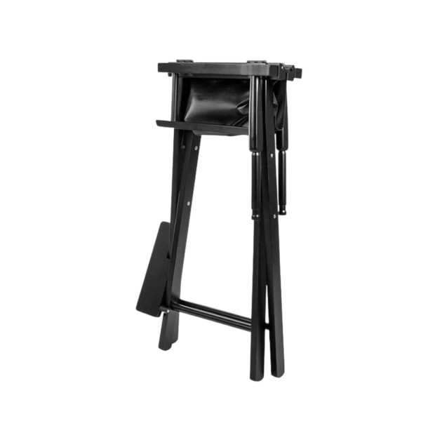 Sarantino Tall Directors Chair - Black Image 4