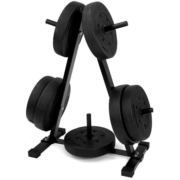 Powertrain Home Gym Weight Plates Storage Rack