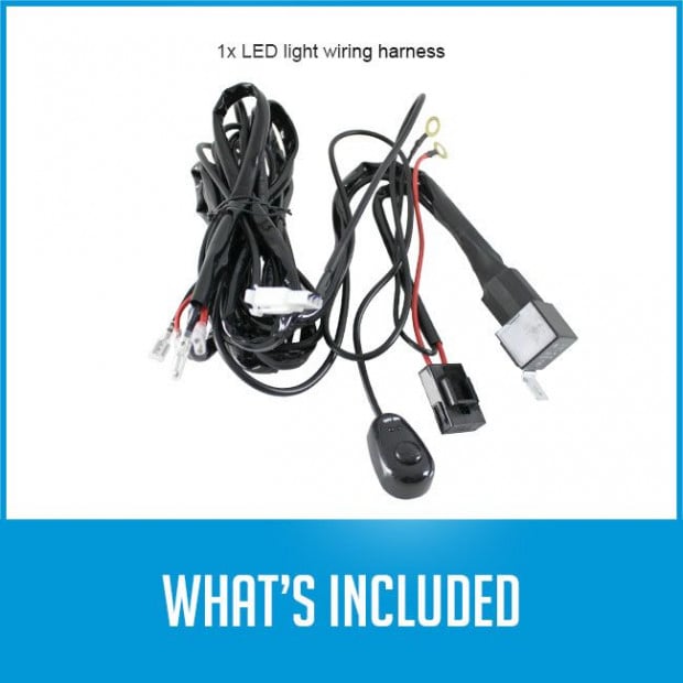 Elinz Wiring Loom Harness For Led Hid Fog Spot Work Driving Light Image 7