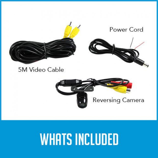 170deg Reversing Camera Cmos Car Rear View Ir Night Vision 12v Elinz Image 4