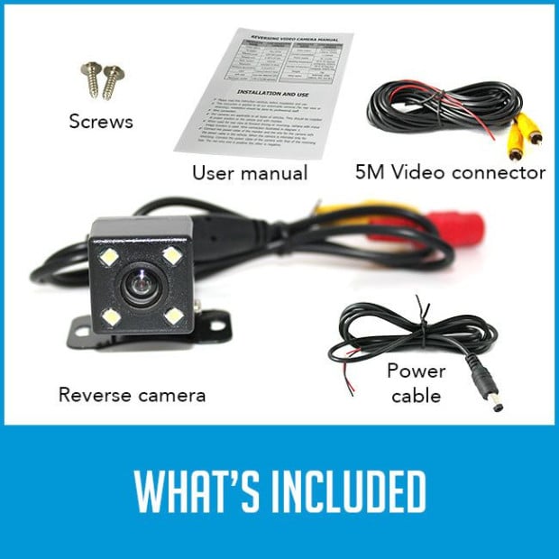 CMOS Car Reversing Camera Rearview 600TVL IR Night Vision 170 12V Image 8