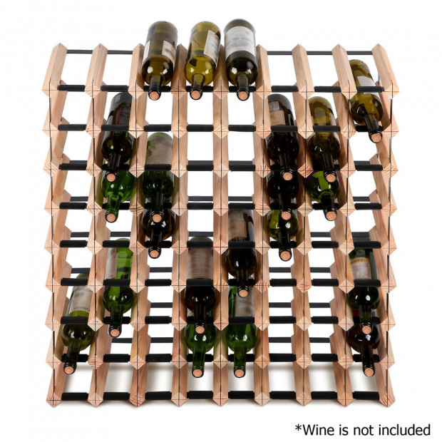 Timber Wine Rack 72 Bottles Image 3