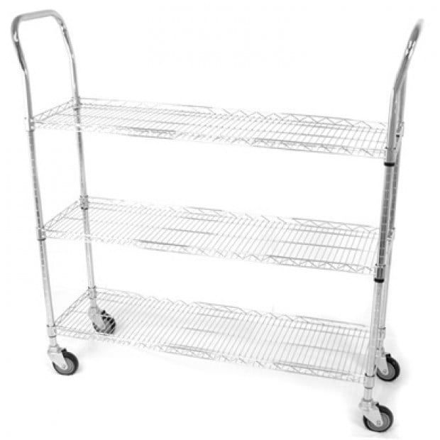 Wireform mobile basket trolley cart 1200x350