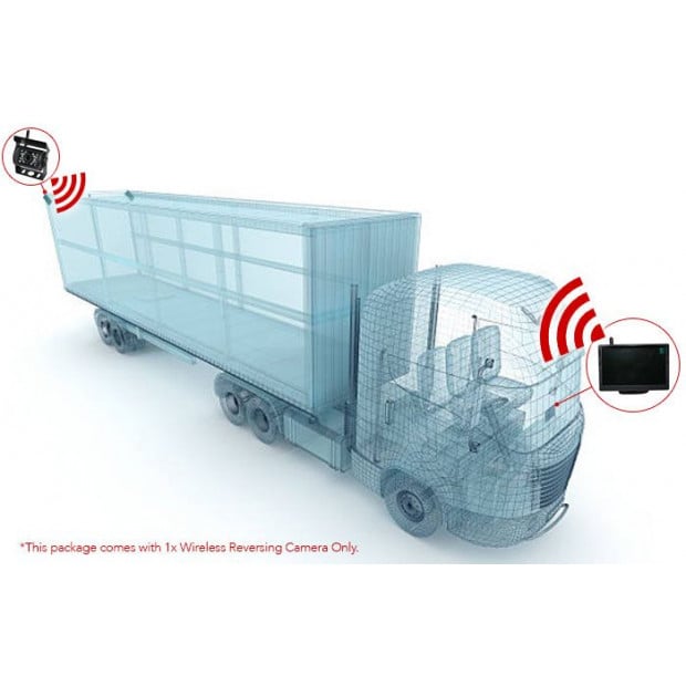 5In Car Wireless Reversing Camera Monitor Rear View Kit Image 5