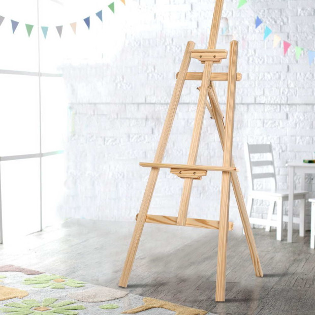 Modern Floor Easel - White Oak Image 7