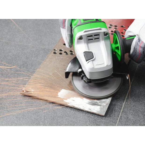 MATRIX 20V X-ONE Brushless Angle Grinder Skin Only - Green Image 5