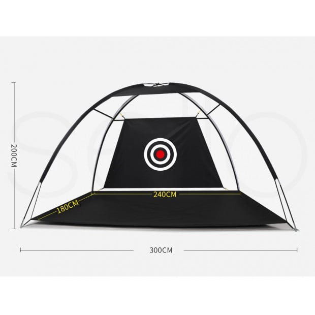 3M Golf Practice Net Hitting Driving Chipping Cage Training Aid Black Image 3