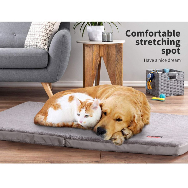 Pet Bed Grey Polyester Size XL Image 3