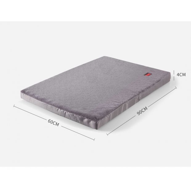Pet Bed Grey Polyester Size L Image 9