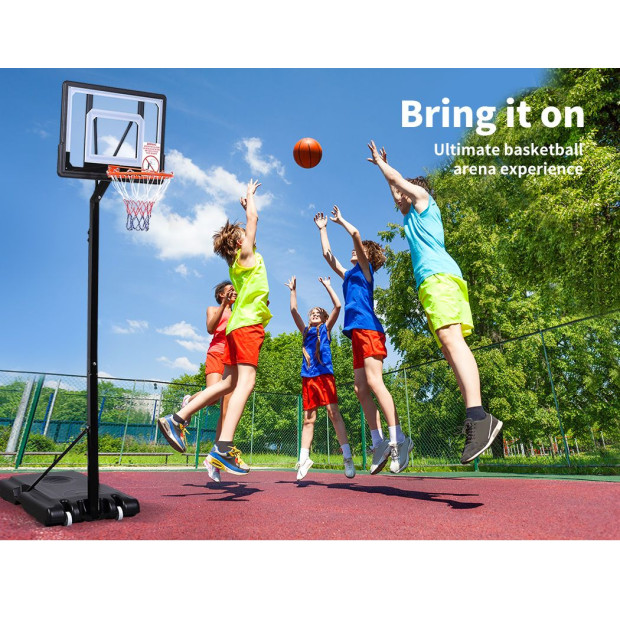 Basketball Hoop Stand Kid Rim Ring Backboard Net Height Adjustable Image 11