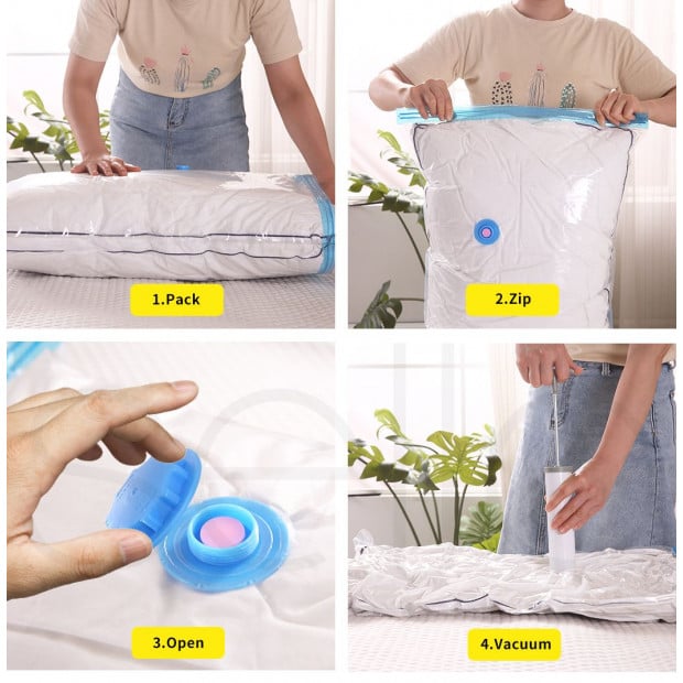 24 Pcs 60x40cm Vacuum Storage Bags Image 6