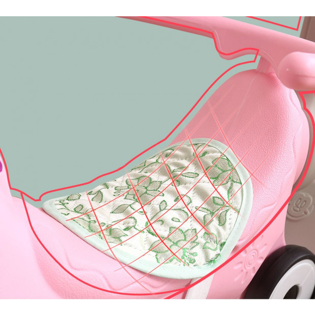 Bo Peep 2 in 1 Balance Bike And Rocker-Pink Image 10