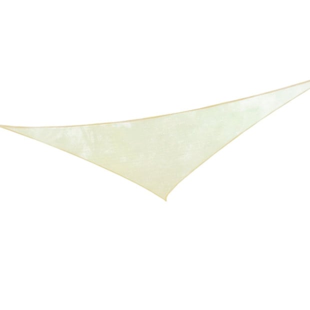 Wallaroo Waterproof 160GSM Outdoor Sun Shade Sail Canopy 3.6m Triangle Image 2