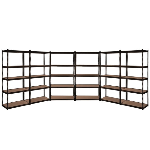 6 x 1.5m Garage Shelving Warehouse Rack Storage Shelves Pallet Racking
