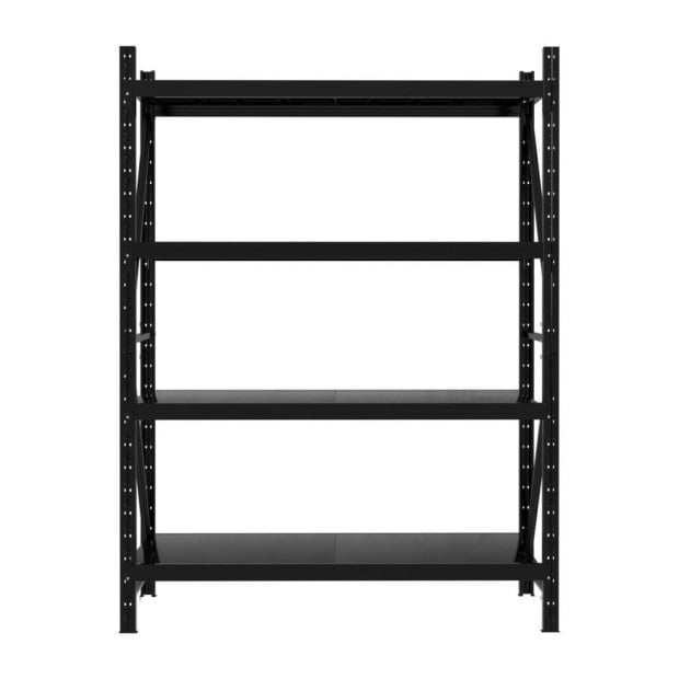 2mx1.5m Garage Shelving Warehouse Rack Black Image 3