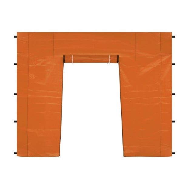 Wallaroo 3x3 Gazebo Pop-Up Marquee Orange Wall Set Replacement Image 2