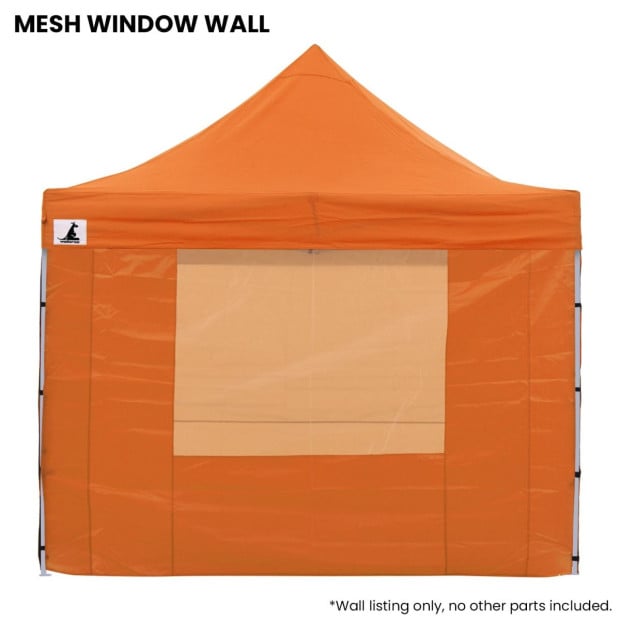 Wallaroo 3x3 Gazebo Pop-Up Marquee Orange Wall Set Replacement Image 7