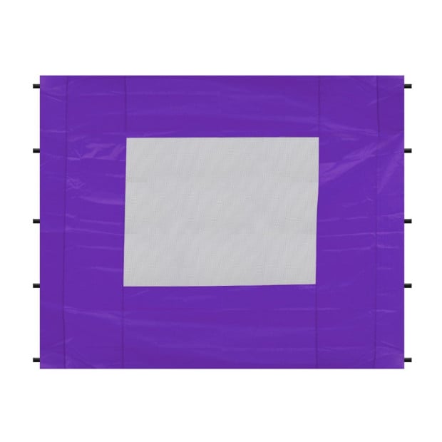 Wallaroo 3x3 Gazebo Pop-Up Marquee Purple Wall Set Replacement Image 3