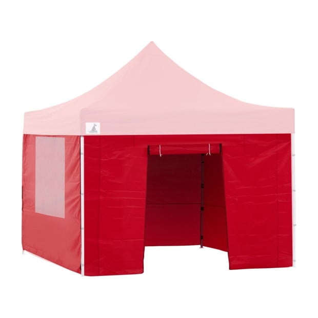 Wallaroo 3x3 Gazebo Pop-Up Marquee Red Wall Set Replacement