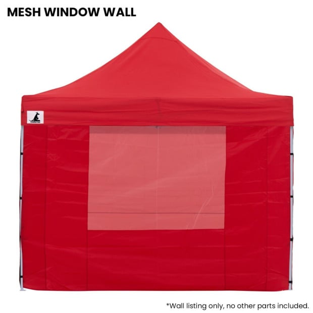 Wallaroo 3x3 Gazebo Pop-Up Marquee Red Wall Set Replacement Image 7