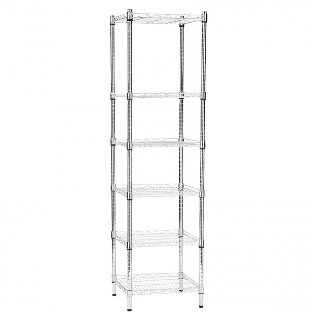 6 level wire shelving unit 600x600