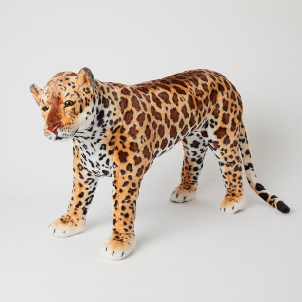 Jiggle & Giggle Large Standing Soft Plush Toy - Leopard Image 5