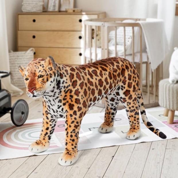 Jiggle & Giggle Large Standing Soft Plush Toy - Leopard Image 6