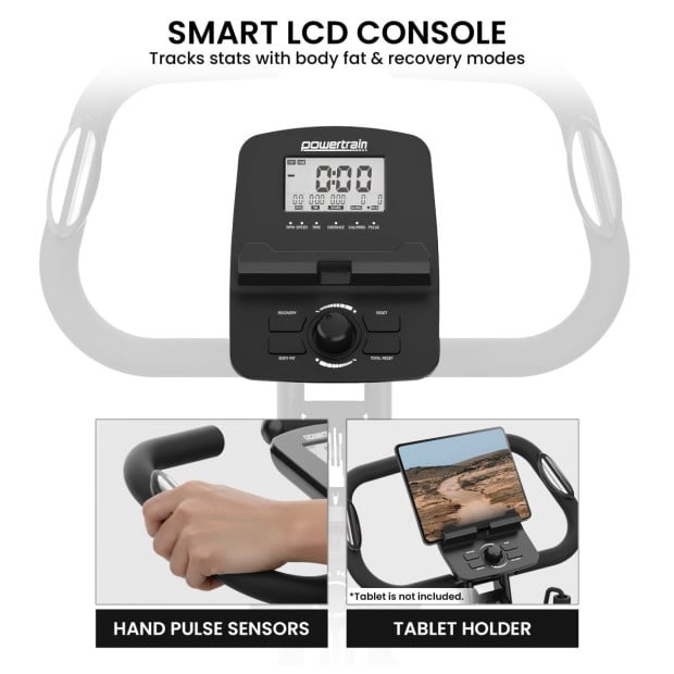 Powertrain 135E 4-in-1 Foldable X-Bike with LCD Display and Resistance Bands Image 10