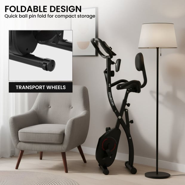 Powertrain 135E 4-in-1 Foldable X-Bike with LCD Display and Resistance Bands Image 8