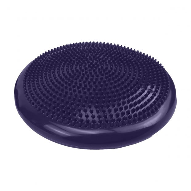 Powertrain Yoga Stability Disc Home Gym Pilates Balance Trainer - Purple Image 2