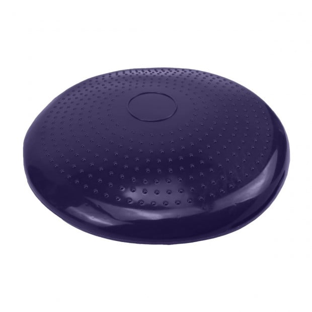 Powertrain Yoga Stability Disc Home Gym Pilates Balance Trainer - Purple Image 3