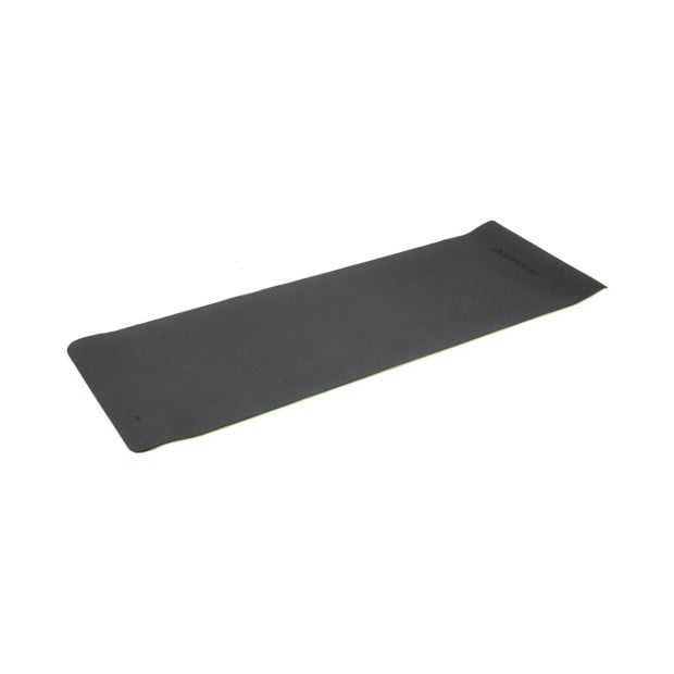 Powertrain TPE Pilates Exercise Yoga Mat 8mm - Black Green Image 5