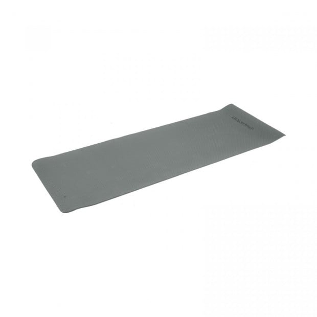 Powertrain TPE Yoga Pilates Exercise Mat 6mm - Light Grey Image 6
