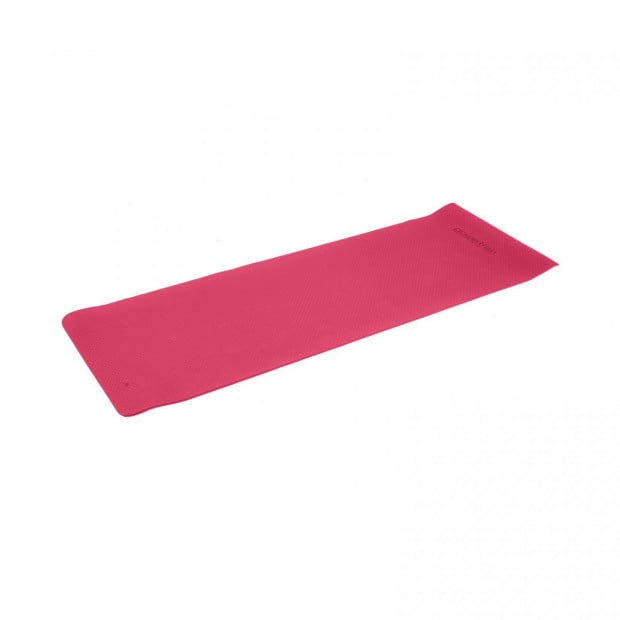 Powertrain TPE Yoga Pilates Exercise Mat 6mm - Rose Pink Image 6