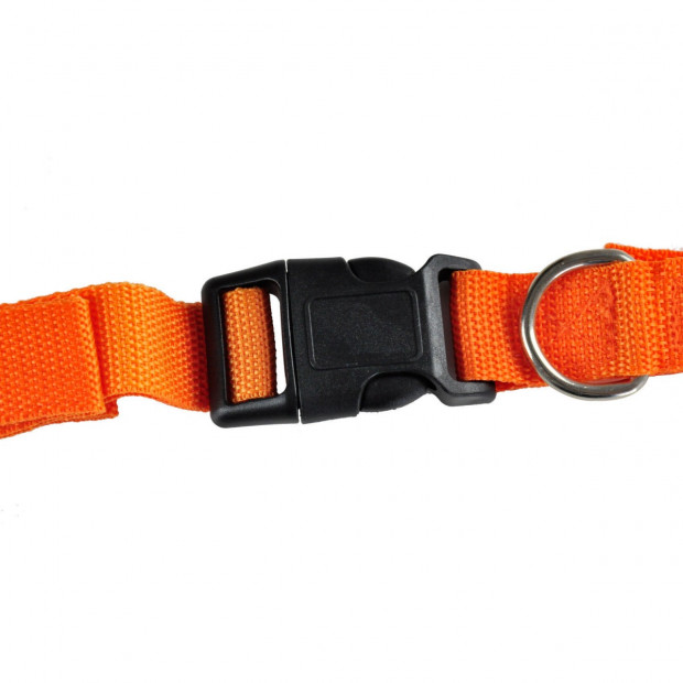 Adjustable Dog Leash Buddy Belt In Orange Image 4