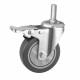 SOGA 2 x 4In Heavy Duty Polyurethane Swivel Castor Brake Wheels Image 1 thumbnail