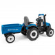 Holland T8 Battery Operated Ride On 12 Volt with Trailer Image 1 thumbnail