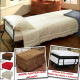 Ottoman Folding Bed - Red Image 4 thumbnail