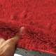 New Designer Shaggy Floor Confetti Rug Red 80x120cm Image 1 thumbnail