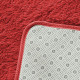 New Designer Shaggy Floor Confetti Rug Red 80x120cm Image 2 thumbnail