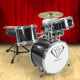 Kids 4 Piece Drum Kit - BLACK thumbnail