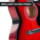 Karrera 40in Acoustic Guitar - Red Image 3 thumbnail