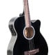 Karrera 43in Acoustic Bass Guitar - Black Image 7 thumbnail