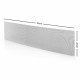 20 Piece Aluminium Gutter Guard - Silver Image 1 thumbnail