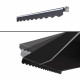 Instahut Motorised 2x1.5m Folding Arm Awning - Grey Image 3 thumbnail