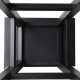 Set of 2 Wooden Back less Bar Stool - Black Image 6 thumbnail