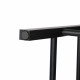 Set of 2 Wooden Back less Bar Stool - Black Image 7 thumbnail